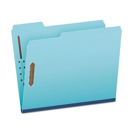 Tops Business Forms Pendaflex, HEAVY-DUTY PRESSBOARD FOLDERS W/ EMBOSSED FASTENERS, LETTER SIZE, BLUE, 25PK FP213